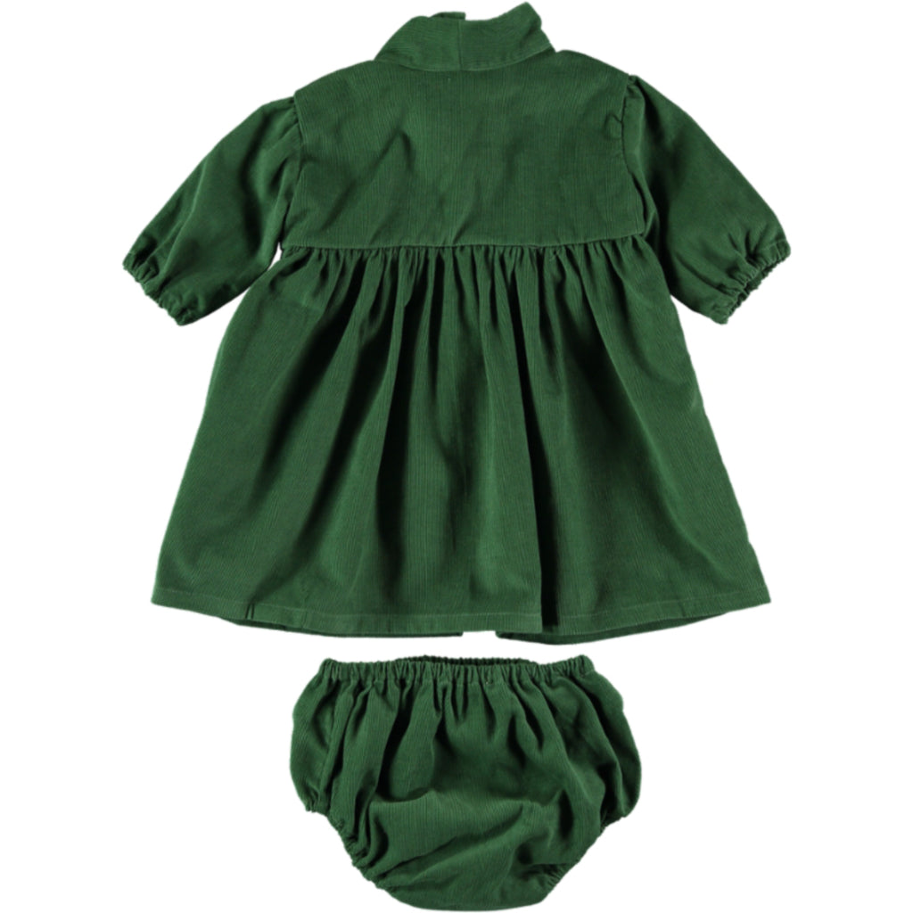 Green Velveteen Dress