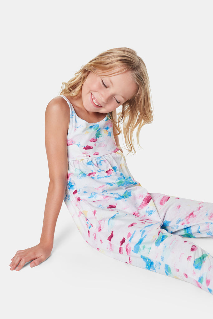 Big Abstract Organic Cotton Jumpsuit