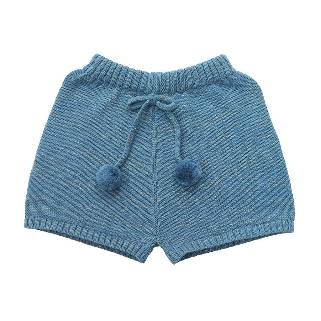 Rain Knitted Blue Shorts