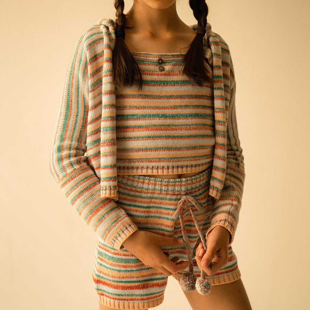 Rainbow Knitted Shorts