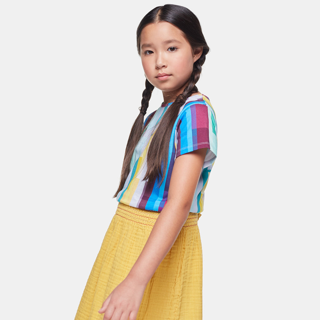 Mirror Stripe Organic Cotton Tee