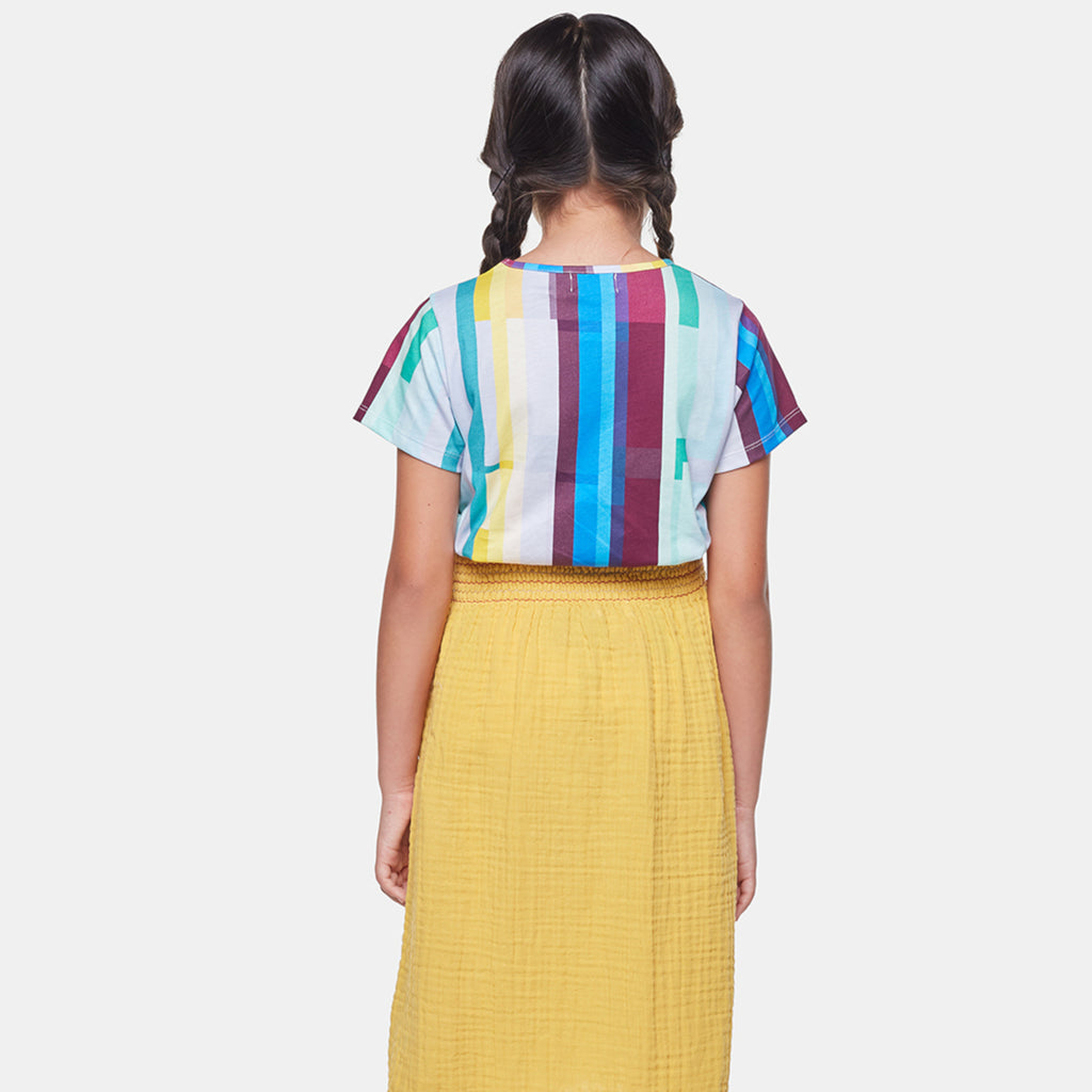 Mirror Stripe Organic Cotton Tee