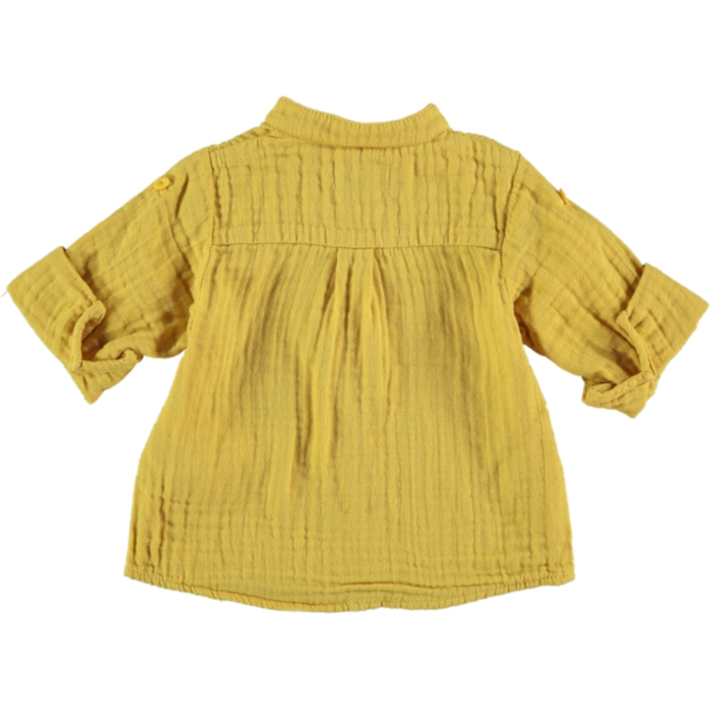 Yellow Bambula Long Sleeve Shirt