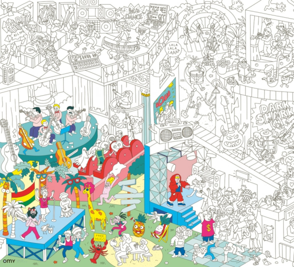 Coloring Poster OMY